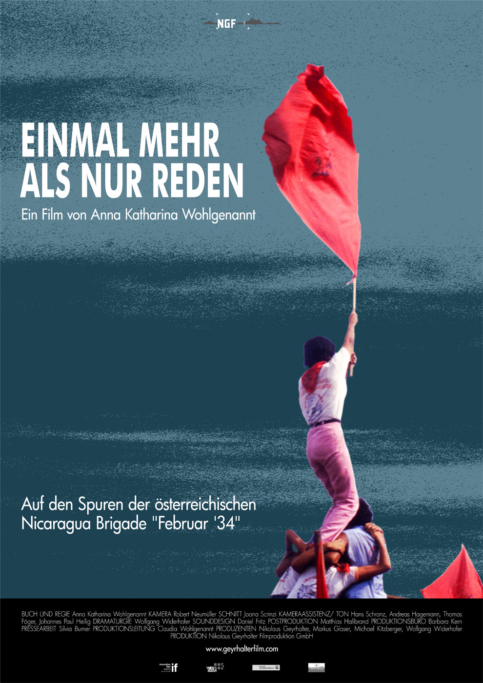 EINMAL MEHR ALS NUR REDEN Plakat