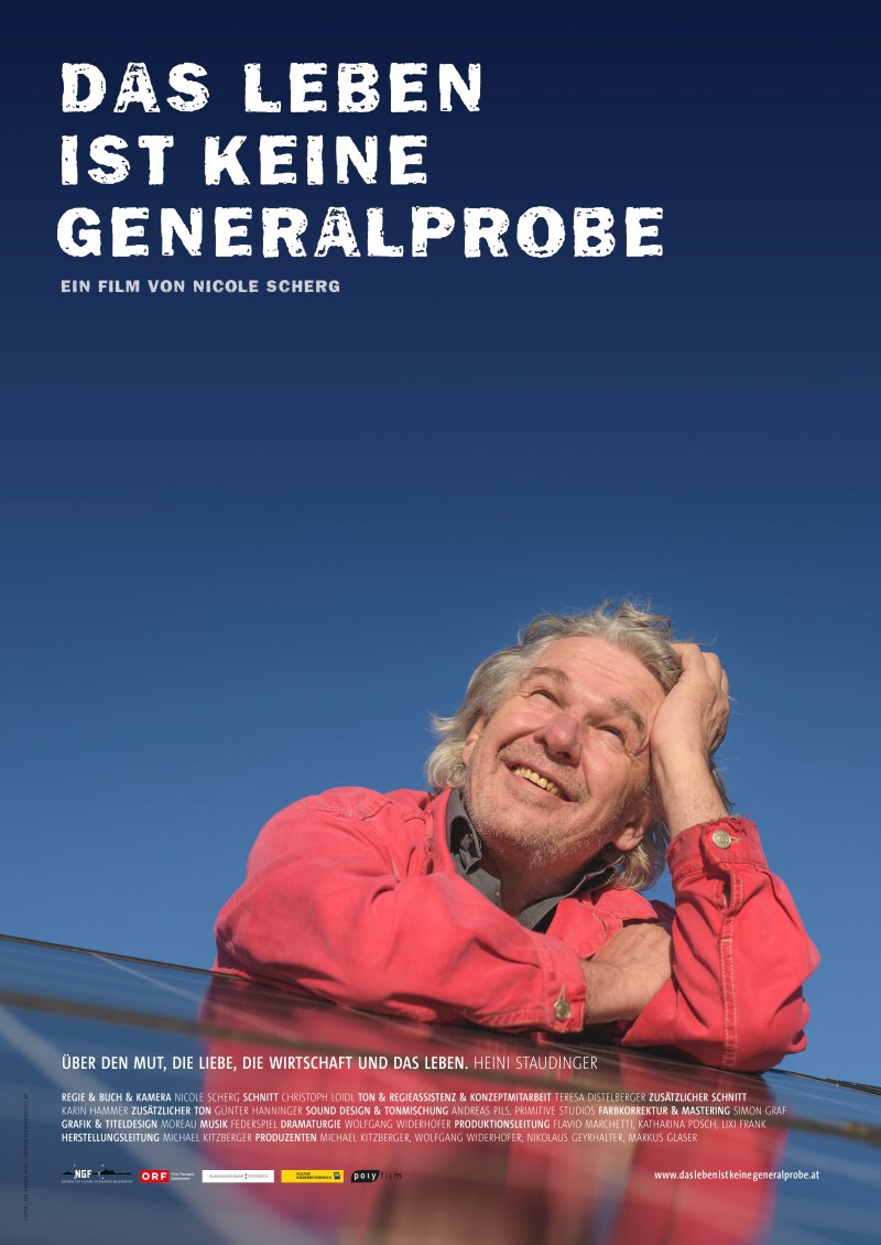 DAS LEBEN IST KEINE GENERALPROBE Plakat