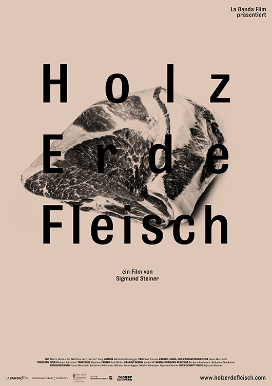 Holz Erde Fleisch Plakat