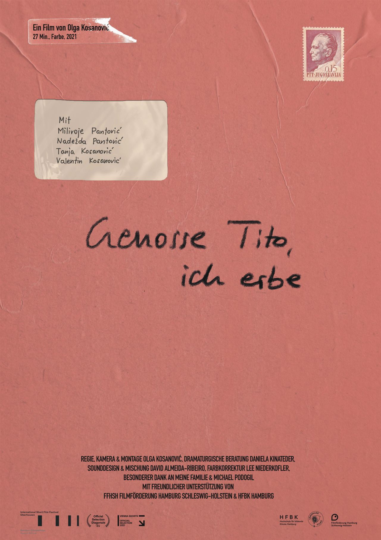 Genosse Tito icherbe Kosanovic Plakat