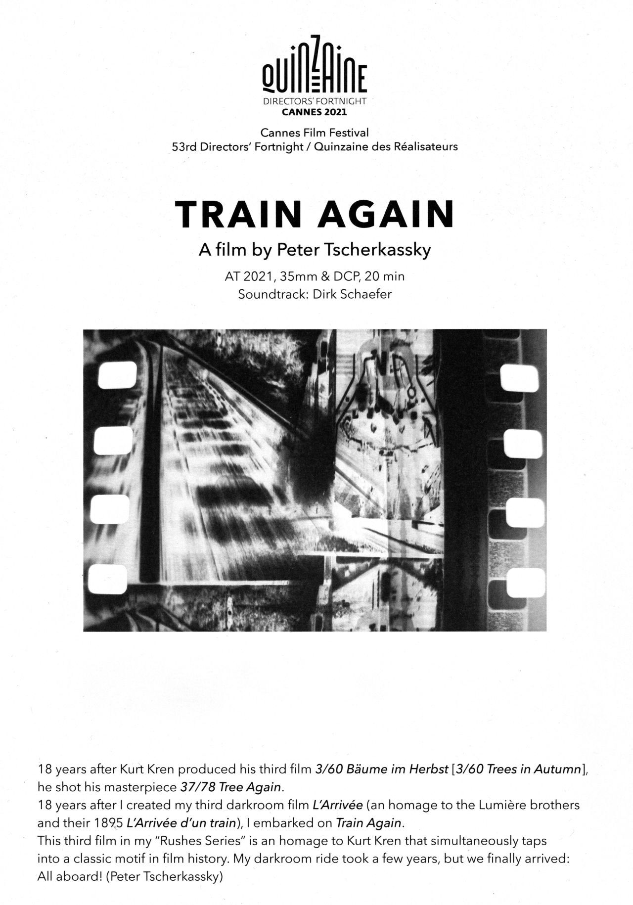 Train Again Plakat pur