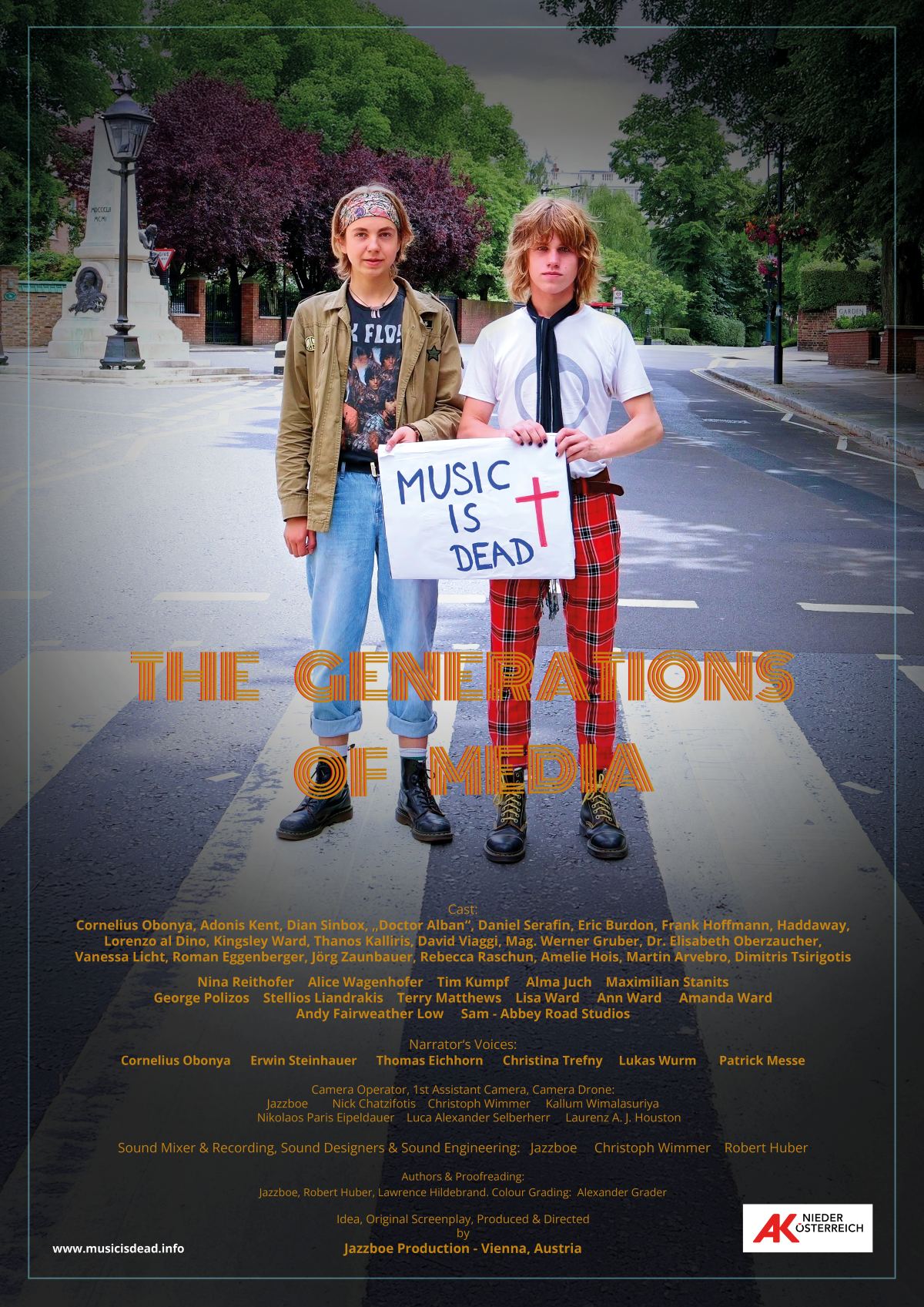 The Generations of Media Music is Dead Plakat FP26 low