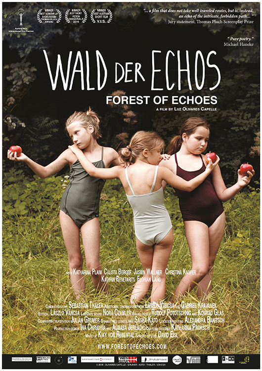 WALD DER ECHOS PLAKAT ENGLISCH