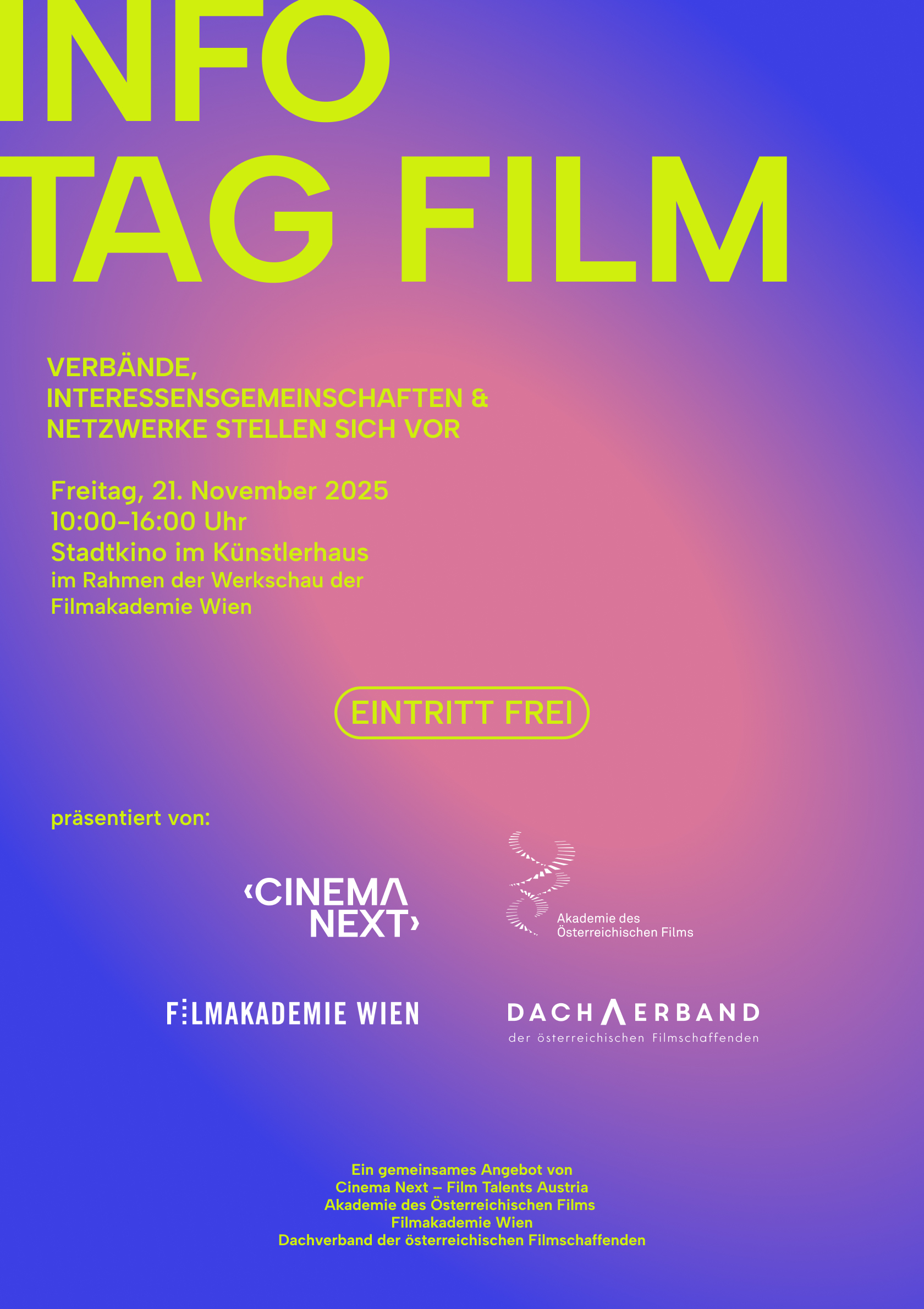 Infotag Film 2025 Postkarte vorne