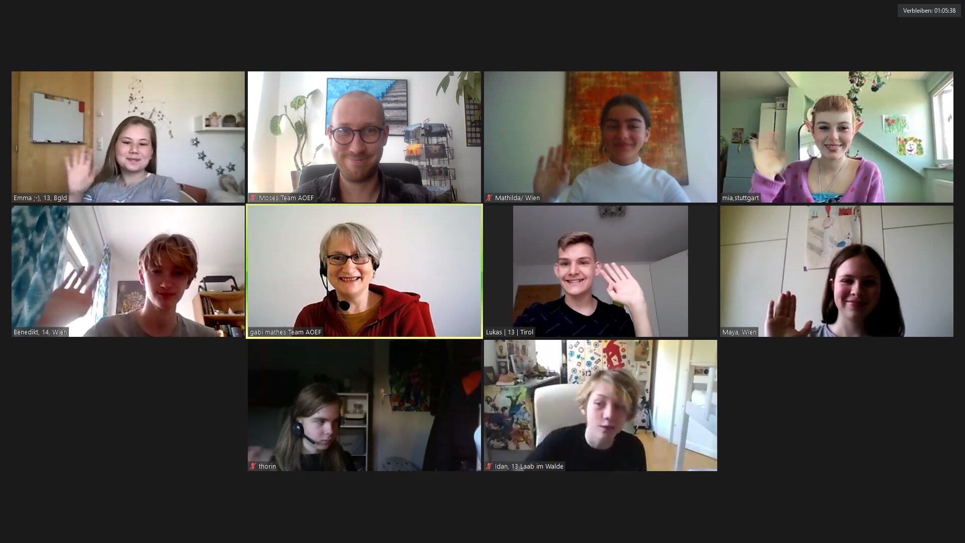 YAA 2021 Zoom Screenshots Auswahl Raum 2