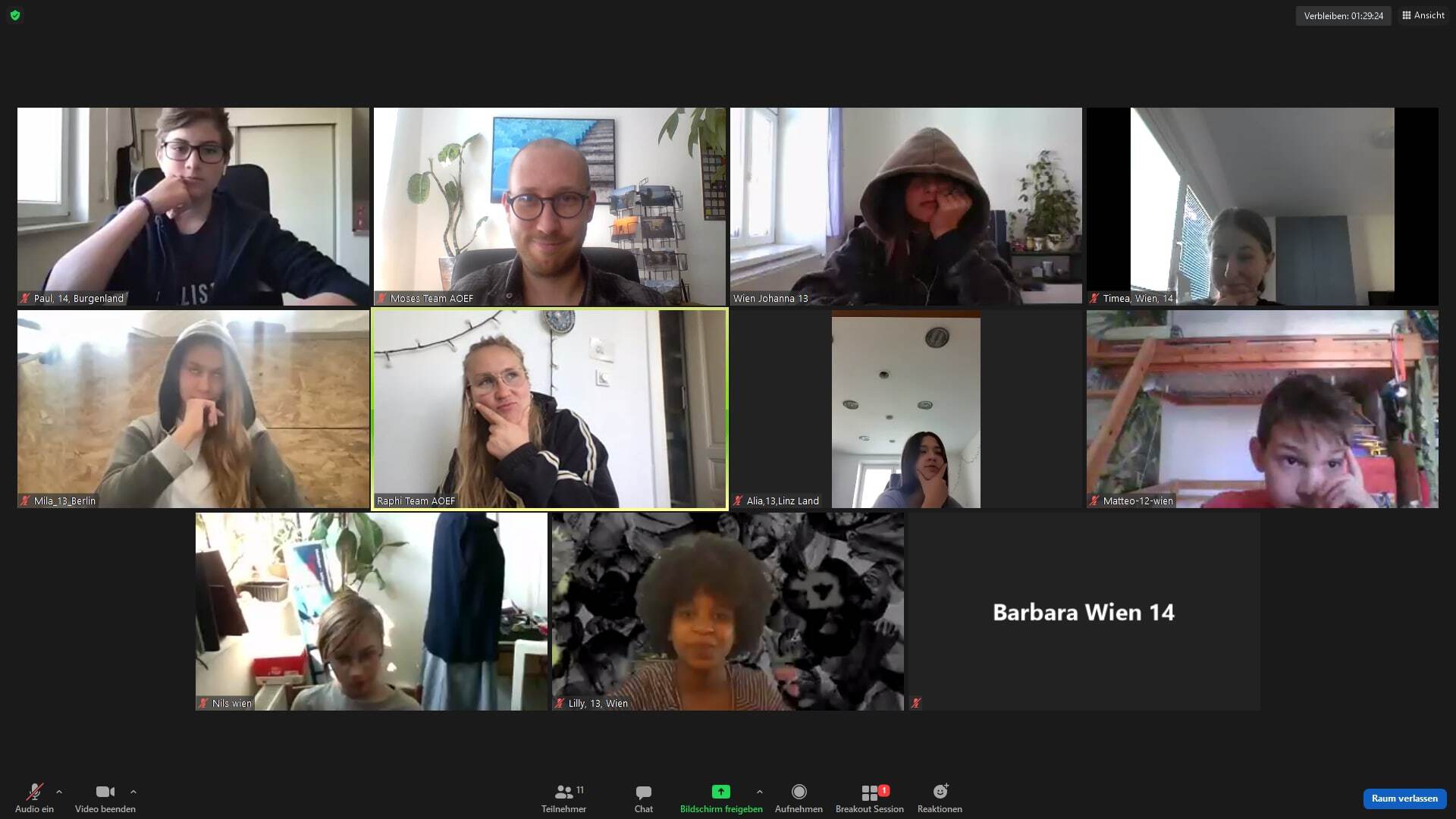 YAA 2021 Zoom Screenshots Auswahl Raum 3