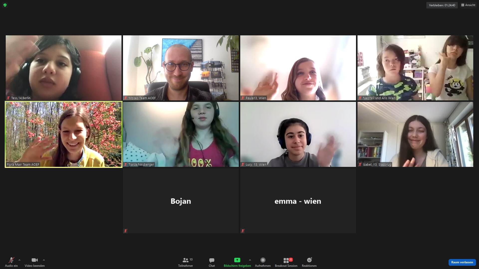 YAA 2021 Zoom Screenshots Auswahl Raum 4